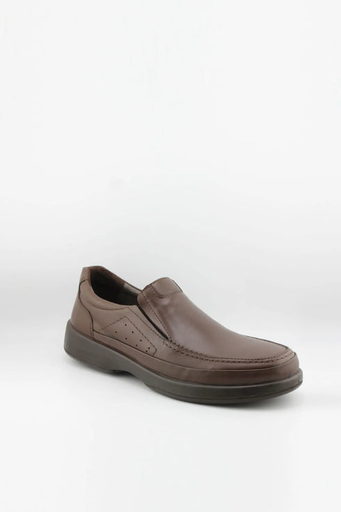 DFC Relax Men Classic Slip-On Leather Loafers